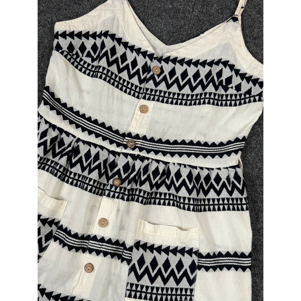 I.M.A Luxury Collection Made in Greece Cotton Boho Button Front Dress XL